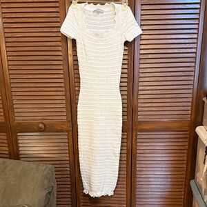 All Saints knitted midi dress